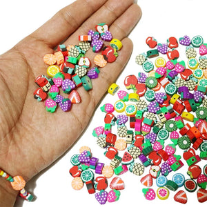 Polymer Clay Beads 20-100pcs Mixed Shapes for DIY Jewelry Making