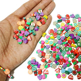 Polymer Clay Beads 20-100pcs Mixed Shapes for DIY Jewelry Making