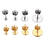 Stainless Steel Blank Earring Studs Base for DIY Jewelry