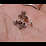 Stainless Steel Blank Earring Studs Base for DIY Jewelry