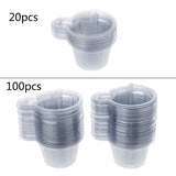 Crystal Plastic Cups Dispenser 40ml for DIY Jewelry Making