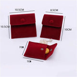 Velvet Jewelry Packaging Pocket Mini Bag Ring Necklace Organizer
