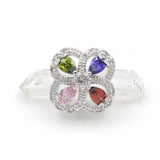 Micro Pave CZ Clover Beads for DIY Bracelets or Necklaces