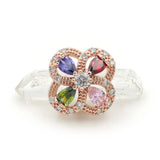 Micro Pave CZ Clover Beads for DIY Bracelets or Necklaces
