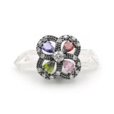 Micro Pave CZ Clover Beads for DIY Bracelets or Necklaces