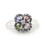 Micro Pave CZ Clover Beads for DIY Bracelets or Necklaces