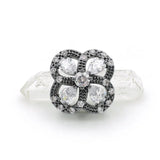 Micro Pave Clear CZ Clover Beads for DIY Bracelets or Necklaces