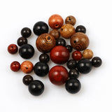 6-15mm Natural Wood Beads Round Wooden Spacer Loose Beads For Jewelry Making