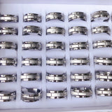 Personalized Stainless Steel Rings Set - 20/24/36pcs