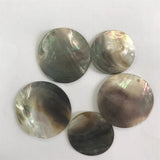 Mother of Pearl Shell Charms - 20Pcs/Lot Natural Gray Rainbow Luster Jewelry DIY