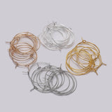 Metal Hoops Earring Big Circle Wire Hoops for Jewelry Making Supplies