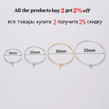 Metal Hoops Earring Big Circle Wire Hoops for Jewelry Making Supplies