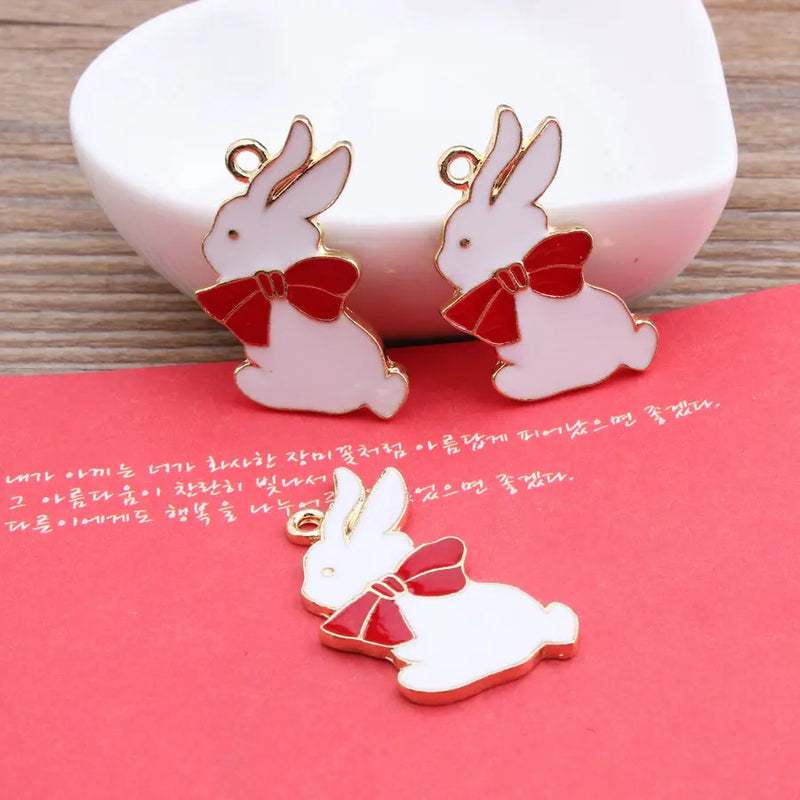 Hanbok Cloth Pendant Charms Enamel Alloy Colorful Jewelry Pendants