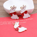 Hanbok Cloth Pendant Charms Enamel Alloy Colorful Jewelry Pendants