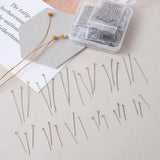 Stainless Steel Eye Flat Head Jewelry Findings Set for DIY Bracelet Necklace