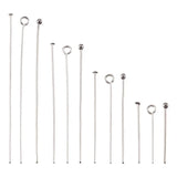 Stainless Steel Eye Flat Head Jewelry Findings Set for DIY Bracelet Necklace
