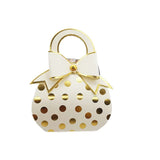 Polka Dot Bow Candy Box Packaging for Wedding Bridal Guest Favors