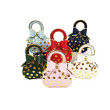 Polka Dot Bow Candy Box Packaging for Wedding Bridal Guest Favors