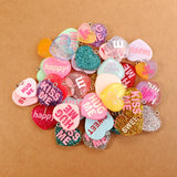 Random Heart Set Charms for Jewelry Making - 20/30/60/100Pcs/Lot