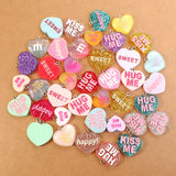 Random Heart Set Charms for Jewelry Making - 20/30/60/100Pcs/Lot