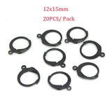 Stainless Steel Hypoallergenic Earring Hooks Findings for DIY Jewelry Making