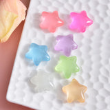 20-30Pcs Cartoon Luminous Star Resin Accessories DIY Home Decoration Craft