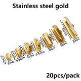 Stainless Steel Crimp End Bead Buckle Tip Clasp Connectors for Jewelry Making