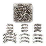 20~30Pcs Tibetan Style Long Tube Hollow Spacer Beads DIY Jewelry Findings