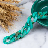 Acrylic Twisted Link Chain Beads for Bracelet Necklace Earrings