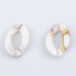 Acrylic Twisted Link Chain Beads for Bracelet Necklace Earrings