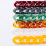 Acrylic Twisted Link Chain Beads for Bracelet Necklace Earrings