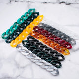 Acrylic Twisted Link Chain Beads for Bracelet Necklace Earrings
