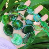 20-30mm Multicolor Agate Loose Beads 18inch