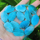 20-30mm Agate Faceted Multicolor Loose Beads DIY Jewelry Making
