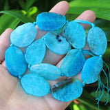 20-30mm Natural Agate Multicolor Loose Beads 16inch