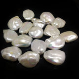 Natural Pink Coin Pearls 20-30mm Flat Baroque No Hole Loose
