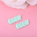 20/30pcs BABY Resin Accessories DIY Craft Supplies Phone Shell Art Fridge Home