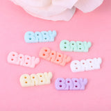 20/30pcs BABY Resin Accessories DIY Craft Supplies Phone Shell Art Fridge Home