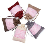 Burlap Drawstring Bags Jewelry Pouches Favor Candy Present Packaging Mixed