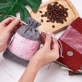 Burlap Drawstring Bags Jewelry Pouches Favor Candy Present Packaging Mixed