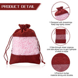Burlap Drawstring Bags Jewelry Pouches Favor Candy Present Packaging Mixed