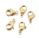 20-30pcs Stainless Steel Lobster Claw Clasps for DIY Jewelry Making