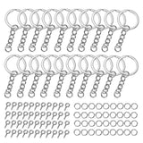 Keychain Jump Rings Screw Eye Pins DIY Epoxy Resin Jewelry Making Accessories