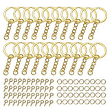 Keychain Jump Rings Screw Eye Pins DIY Epoxy Resin Jewelry Making Accessories