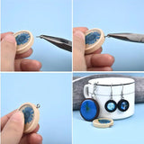 Keychain Jump Rings Screw Eye Pins DIY Epoxy Resin Jewelry Making Accessories