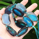 20-35mm Agate Multicolor Loose Beads 16inch