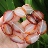 20-35mm Agate Multicolor Loose Beads 16inch
