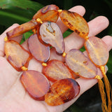 20-35mm Agate Multicolor Loose Beads 16inch