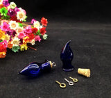Set of 20 Chili Glass Bottles for DIY Accessories