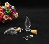 Set of 20 Chili Glass Bottles for DIY Accessories
